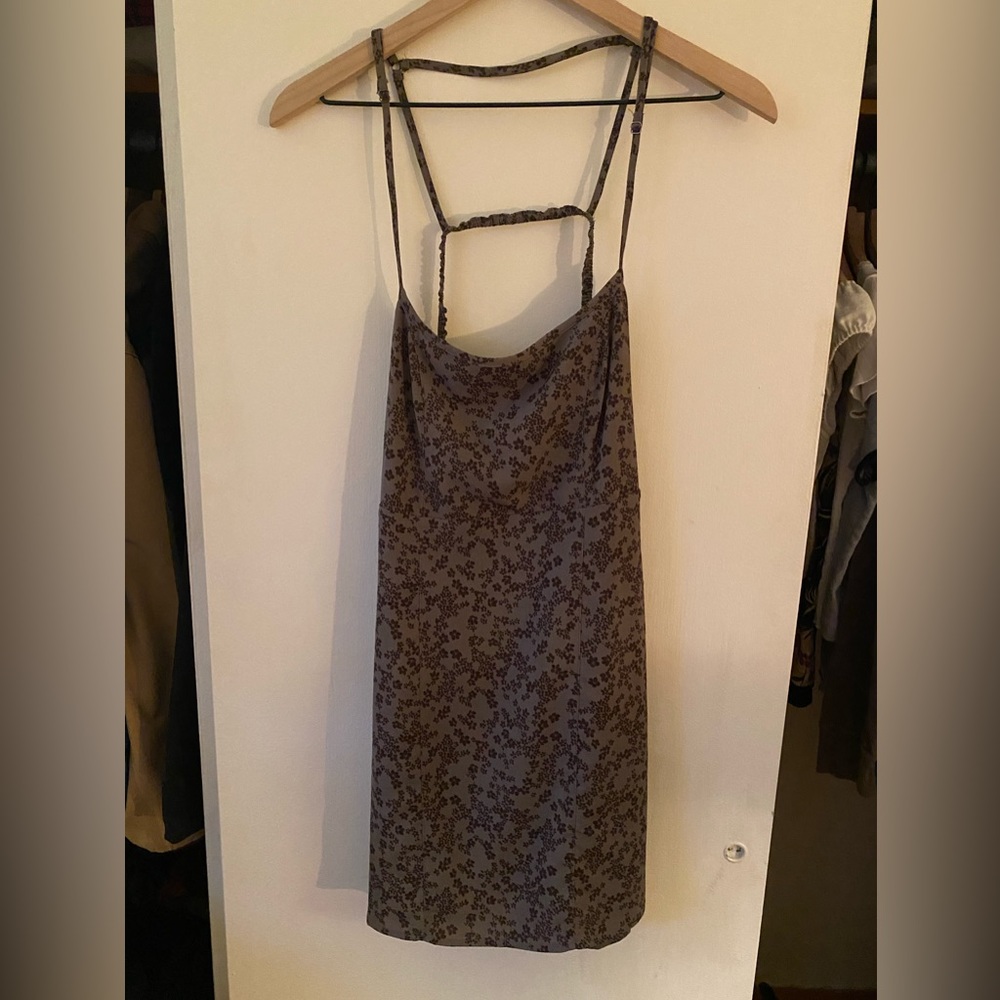 Mini brown grey dress from pacsun